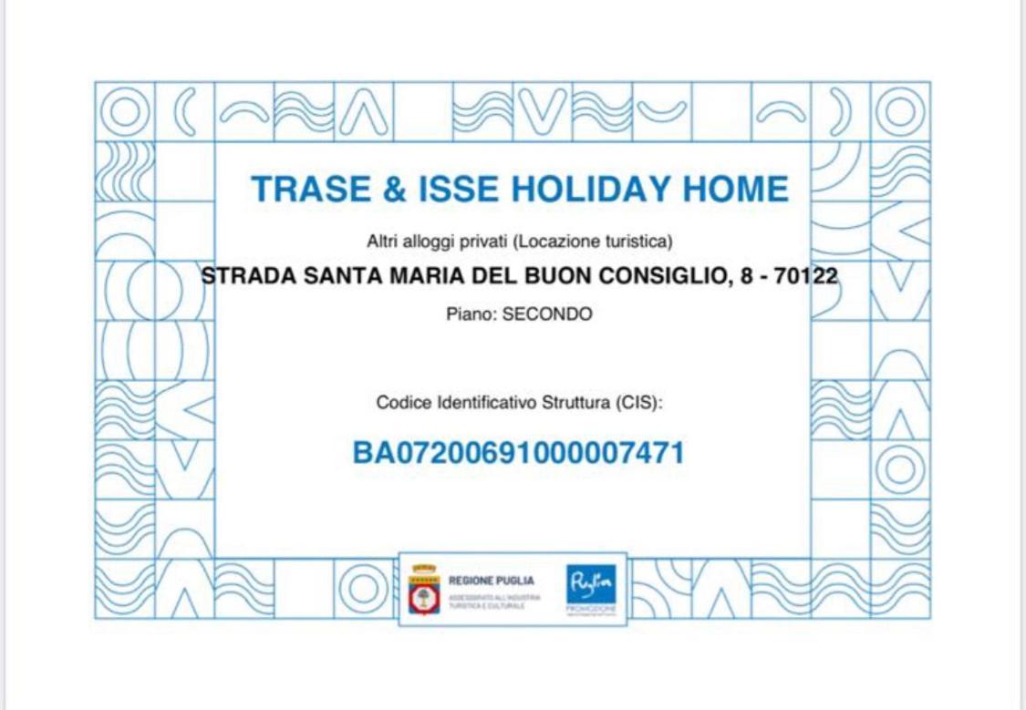 Trase & Isse Holiday Home Bari Exterior foto